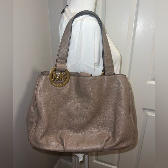 michael‎ kors Fulton large brown and gray shoulder bag - Picture 2 of 12